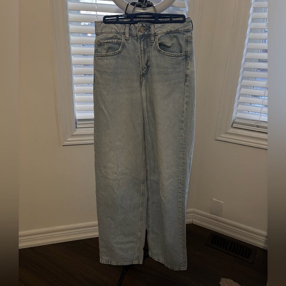 Garage Denim Light Blue low rise baggy Jeans